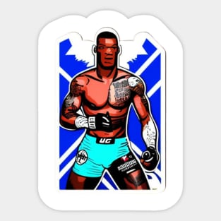 israel adesanya Sticker